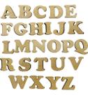 26 Letras Apliques Alfabeto 3cm Mdf Artesanatos Aprendizado