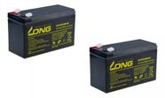 2baterias Long 12v 7ah 28w Wp7-12 Original 100% Nova