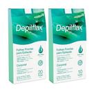 2CX Folhas Prontas Corporais Depilflax Aloe Vera C/20 Unid. 2CX Folhas Prontas Corporais Depilflax Aloe Vera C/20 Unid.
