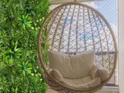 2m² Jardim Verde Artificial Painel luxo elegante volumoso efeito 3D interno externo pronto para uso