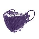 2pc Delicate Lace Applique Lavável e Reutilizável Máscara Facial Boca