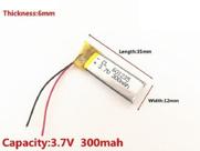 (2pcs) Bateria Caneta Wizard 35mm X 12mm X6mm 3,7v 300mah -