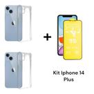 2UN Capa Capinha Anti Impacto + 1UN Película Fosca 9D para Iphone 14 PLUS