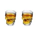 2un COPO VIDRO DOSE SHOT CAVEIRA 50ML CACHAÇA TEQUILA