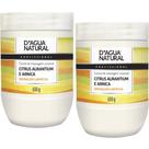 2un creme massagem citrus aurantium e arnica 650g dagua natural