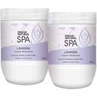 2UN Creme Massagem Relaxante SPA Lavanda 650G DAgua Natural