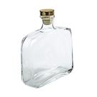 2un de Vidro Rum 350ml com Rolha Detalhe Ouro
