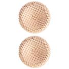 2Un Enfeite de Mesa Sousplat Redondo na Cor Dourado 33cm Para Decoração de Natal 2Un Enfeite de Mesa Sousplat Redondo na Cor Dourado 33cm Para Decoração de Natal