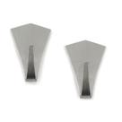 2un Gancho parede inox chaves colher banheiro cozinha slim