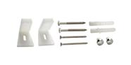 2un Kit Parafuso Fixador Vaso Sanitário Lateral Cromado Blukit