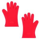 2un Luva térmica forno silicone cozinha alta temperatura