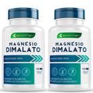 2Un Magnesio Dimalato Puro Premium 500mg 250Cáps Kit 4 Meses Ecomev