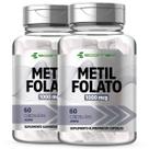 2Un Metilfolato L Metil 1000Mcg Acido Folico Ativo 120 Cápsulas Ecomev