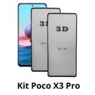 2UN Película 3D de Vidro para Xiaomi Poco X3 Pro 2UN Película 3D de Vidro para Xiaomi Poco X3 Pro
