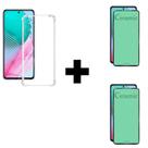 2UN Película Cerâmica 9D + 1UN Capa Capinha Anti Impacto Para Samsung Galaxy M54 Transparente 2UN Película Cerâmica 9D + 1UN Capa Capinha Anti Impacto Para Samsung Galaxy M54 Transparente