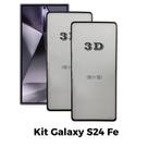 2UN Película Frontal de Vidro 3D para Samsung Galaxy S24FE S24 FE