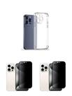 2UN Películas Fosca Privativa + Capa TPU Para Iphone 16 Pro Max