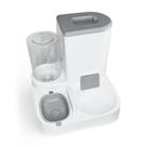 2Un. Pote Automático Duplo Porta Ração Alimento E Água Pets