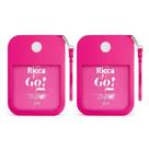 2UN Spray Perfumado Desodorante Colonia Go! Pink Ricca 34ml