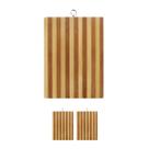 2un Tábua de corte bambu 29x19 carne frios cozinha madeira