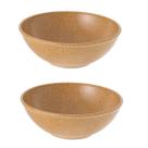2un Tigela bowl 700ml salada petiscos Marrom Claro