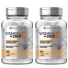 2Un Vitamina C + Zinco Quelato 500Mg Concentrado (1 Ao dia) 120Cáps Ecomev