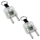 2Und Chaveiro Identificador Tensão Voltagem 110/220v Plug
