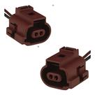 2unidade Chicote Compressor Eletr.val.fox/vw 2 Vias -reparo