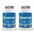 2x 6 Magnésios (Ascorbato, Bisglici, Citrato, Malato) 60 Caps Flora Nativa