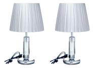 2x Abajur Decorativo Led Luminária Leitura Quarto Sala