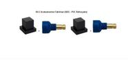 2x Acabamento P/ Registro Quadrado Pvc Preto + Ad Fabrimar