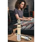 2x Adaptador P2 para P10 Estéreo Premium Dourado