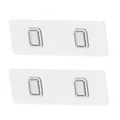2x Adesivo de Parede Duplo 18cm Colante Ou Eleve