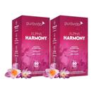 2x Alpha Harmony Puravida Óleo De Borragem Triptofano 90caps