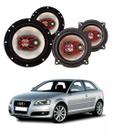 2x Alto Falantes 6" Polegadas + 2x 5" Polegadas 100W RMS Triaxial B3x60x/B3x50x A3 - Bravox