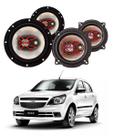 2x Alto Falantes 6" Polegadas + 2x 5" Polegadas 100W RMS Triaxial B3x60x/B3x50x Chevrolet Agile