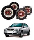 2x Alto Falantes 6" Polegadas + 2x 5" Polegadas 100W RMS Triaxial B3x60x/B3x50x Chevrolet Astra