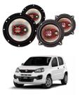 2x Alto Falantes 6" Polegadas + 2x 5" Polegadas 100W RMS Triaxial B3x60x/B3x50x Fiat Uno 2012/2021 2x Alto Falantes 6" Polegadas + 2x 5" Polegadas 100W RMS Triaxial B3x60x/B3x50x Fiat Uno 2012/2021