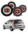 2x Alto Falantes 6" Polegadas + 2x 5" Polegadas 100W RMS Triaxial B3x60x/B3x50x Peugeot 206 SW