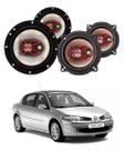 2x Alto Falantes 6" Polegadas + 2x 5" Polegadas 100W RMS Triaxial B3x60x/B3x50x Renault Megane 2x Alto Falantes 6" Polegadas + 2x 5" Polegadas 100W RMS Triaxial B3x60x/B3x50x Renault Megane