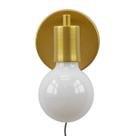 2X Arandela Cabeceira Parede Quarto Moderna Dourado P/E27 ST2684