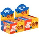2x Barra Proteica Nutry Crispy Protein Pasta de Amendoim 12 Unidades 30g