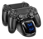 2X Base Carregador Para Controle Ps4/Slim/Pro Com Suporte Do