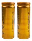 2x Bateria 18500 Recarregavel 3500mah 3.7v Qualidade Premium - Enviamos no mesmo dia