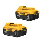 2x Bateria DeWalt DCB204-B3 4Ah 20V MAX Potência e Autonomia para Profissionais