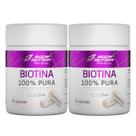 2x Biotina 100% Pura Body Action 60 Cápsulas - 2x Biotina 100% Pura Body Action 60 Cápsulas -