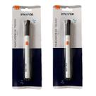2x Blister Caneta Marcador Permanente Preta- Para Tecido Brw