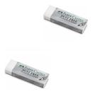 2X Borracha Dust Free 187137 Branca Faber Castell 2X Borracha Dust Free 187137 Branca Faber Castell