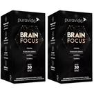 2x Brain Focus 30 Cápsulas Puravida