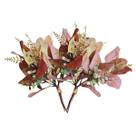 2x Buquê Misto Eucalipto Folhagem Artificial (30cm) Ocre SMO